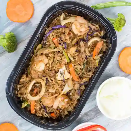 Rice tailandia mariscos