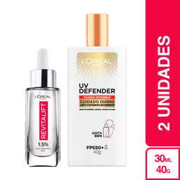 Combo Serum Acido Hialuronico + Bloqueador Uv