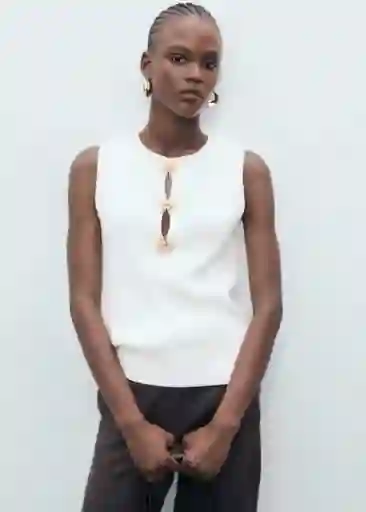 Top Antuan Crudo Talla S Mujer Mango