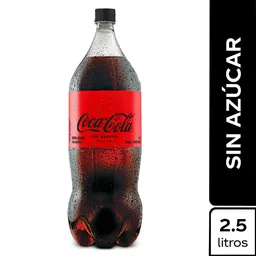 Coca-Cola Sin Azúcar Gaseosa Sabor a Cola sin Calorías 