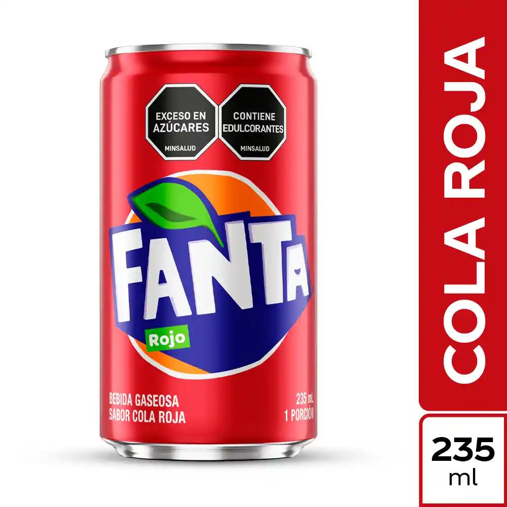 Fanta Gaseosa Cola Roja 235 mL