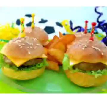 2 Mini Hamburguesa