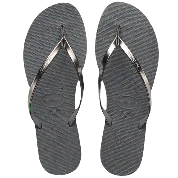 Sandalias Gris Acero/Grafito Metalico T. 36 4135102 Havaianas