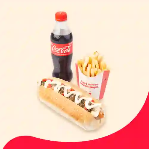 Choriperro Arg + Francesas + Coca Cola