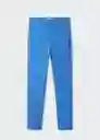 Pantalón Malu5-h Azul Talla 38 Mujer Mango