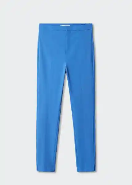 Pantalón Malu5-h Azul Talla 38 Mujer Mango