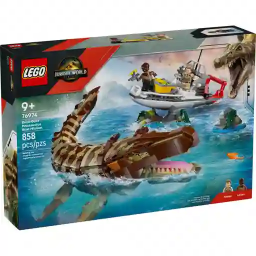 Set Construcción Misión Naval: Mosasaurus Construible Lego
