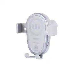 Soporte de Celular Para Carro Con Cargador Serie Blanco Miniso
