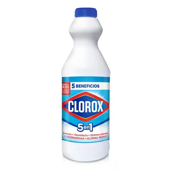 Blanqueador Líquido 5 en 1 Clorox Original Botella 460 mL