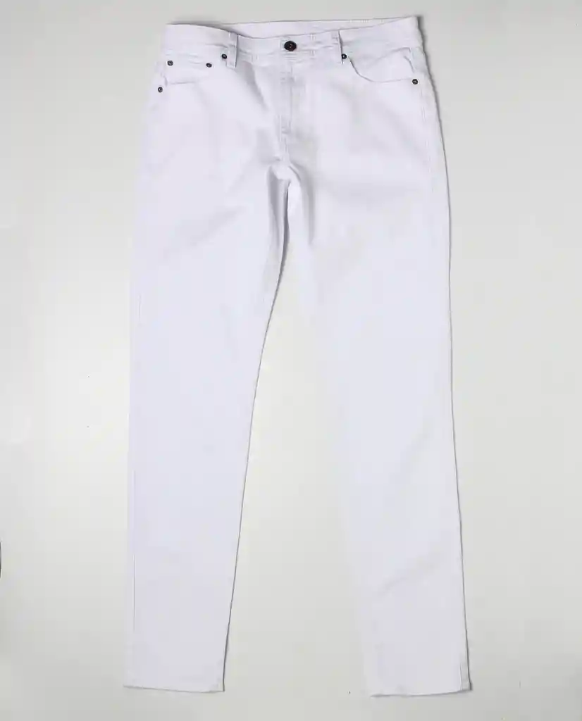 Straight Fit Pulse Blanco Blanco Talla 38 Hombre Chevignon