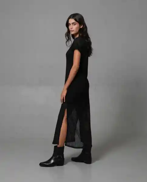 Vestido Mujer Negro M 272G006_NEG194004 Rifle
