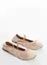 Zapatos Andrea Beige Talla 37 Mujer Mango