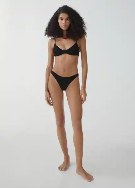 Top Bikini Solene Negro Talla Xs Mujer Mango