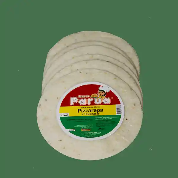 Parúa Pizzarepa Maíz Blanco
