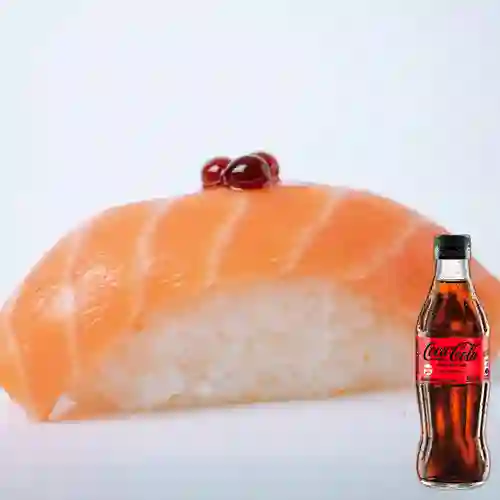 Combo Niguiri Sake + Coca Cola Sin Azúcar 300ML