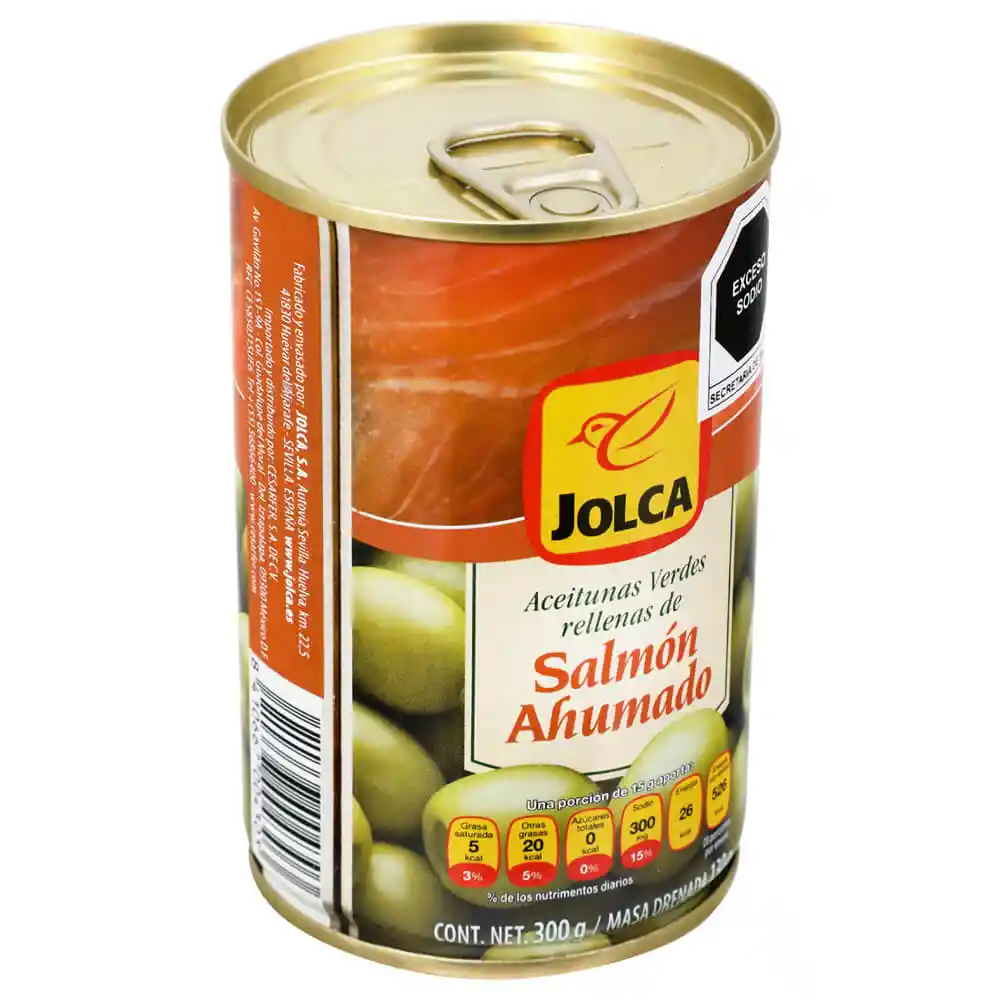 Jolca Aceitunas Verdes Rellena de Salmón Ahumado 