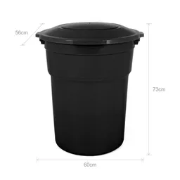 Estra Tanque Reciclado Negro Capacidad 100 L