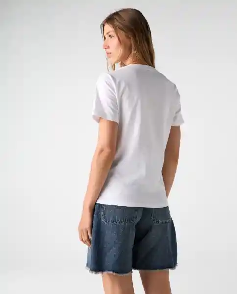 Camiseta Mujer Blanco Talla S 602G020_BLA114001 Americanino
