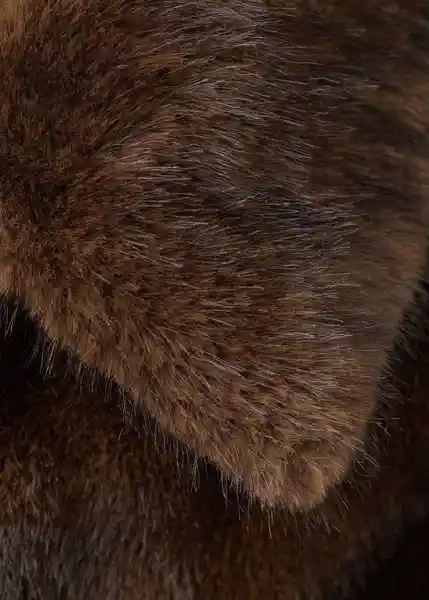 Chaqueta Xbruna Marron Talla M Mujer Mango