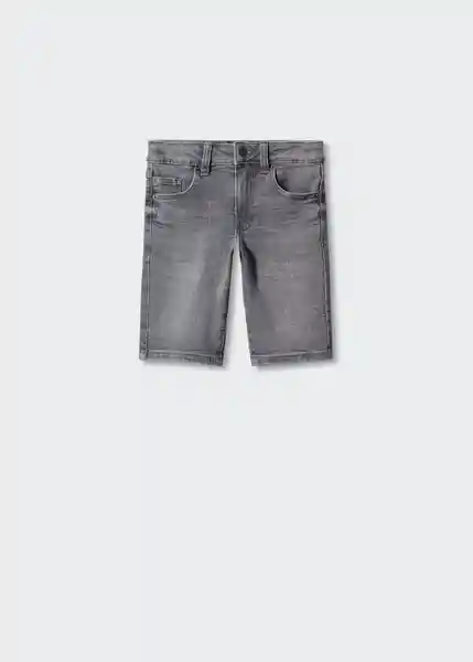 Bermuda John Tejano Gris Talla 11 Niños Mango