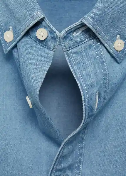 Camisa Denim Tejano Medio Talla XS Hombre Mango