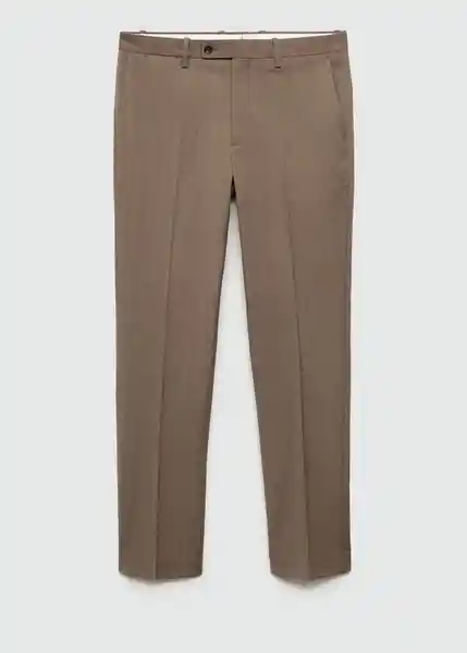 Pantalón Milan Beige Talla 36 Hombre Mango