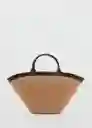 Bolso G Nido Chocolate Talla 99 Mujer Mango