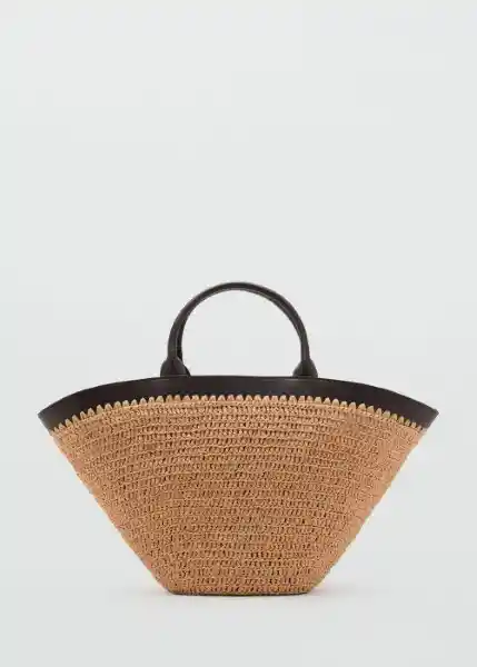 Bolso G Nido Chocolate Talla 99 Mujer Mango