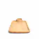 Bandeja en Bambú Con Salsera Ambiente Gourmet