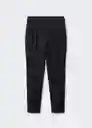 Pantalón Formal Negro Talla 44 Mujer Mango