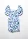 Vestido Garci Offwhite Talla S Mujer Mango