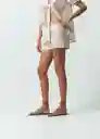 Short Mujer Crudo Marfil Claro T S 452G042 Naf Naf