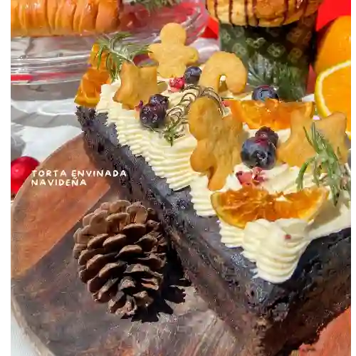 Torta Envinada Navideña