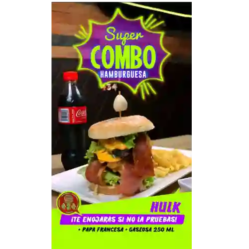 Hamburguesa Hulk