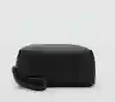 Bolso Toiletxs Negro Talla 99 Hombre Mango