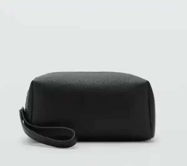 Bolso Toiletxs Negro Talla 99 Hombre Mango