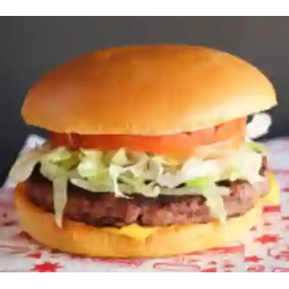 Hamburguesa Sencilla+papas+gaseosa