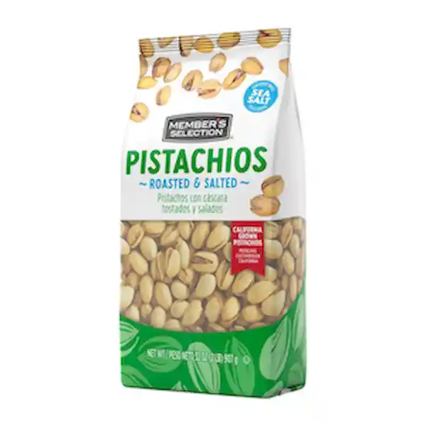 Members Selection Pistachos con Cáscara Tostados y Salados
