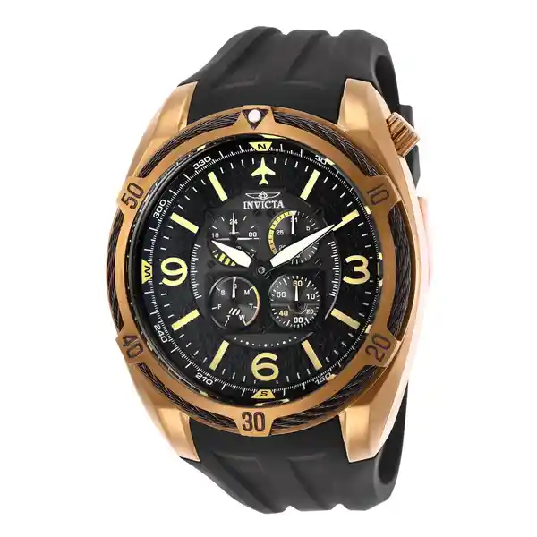 Reloj Aviator Hombre Negro 28083 Invicta