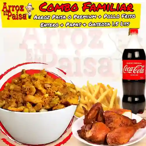 Combo Arroz Familiar Pollo Frito