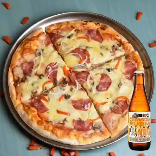 Combo Pizza Especial + BBC Lager 330 ml