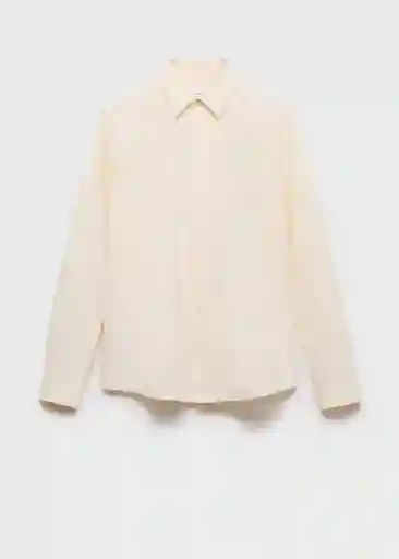 Camisa Kodak Amarillo Talla L Hombre Mango