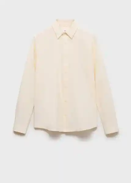 Camisa Kodak Amarillo Talla L Hombre Mango