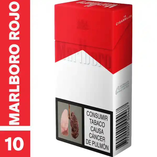 Marlboro Rojo​ X 10 Cigarrillos