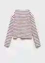 Camiseta Cutoutr Granate Talla 10 Niña Mango