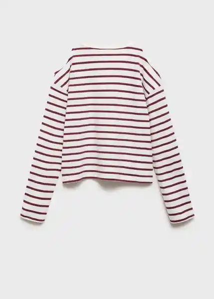Camiseta Cutoutr Granate Talla 10 Niña Mango