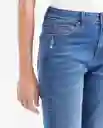 Jean Cosmo Femenino Azul Oscuro Talla 10 Chevignon