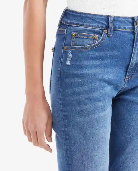 Jean Cosmo Femenino Azul Oscuro Talla 10 Chevignon