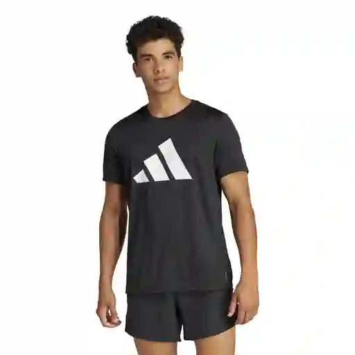 Adidas Camiseta Run it Tee Hombre Negro Talla L Ref: IL7235