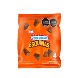 Chocoramo Esquinas 200 g x4Und